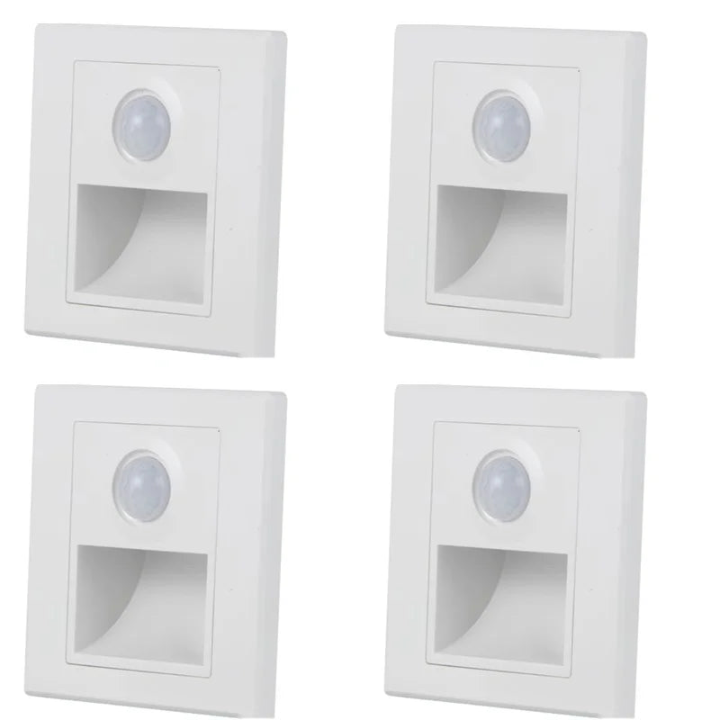 lampe sol détecteur mouvement led blanc noir gris moderne