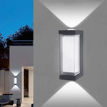 lampe murale moderne led étanche ip65 noir blanc 85265v 2492000lm autonomie