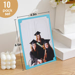 cadres photo carton moderne multicolore 4x6 5x7 6x8 pouces set 10