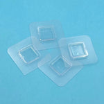 support bijoux transparent adhésif moderne 7cm 3cm 6cm 6cm echangetable