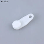 clips fixation blancs opaques modernes rideaux 50 pièces facilement utilisables chambre coucher