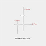 lampe murale led moderne minimaliste blanc noir certifiée rohs ccc cqc ul vde