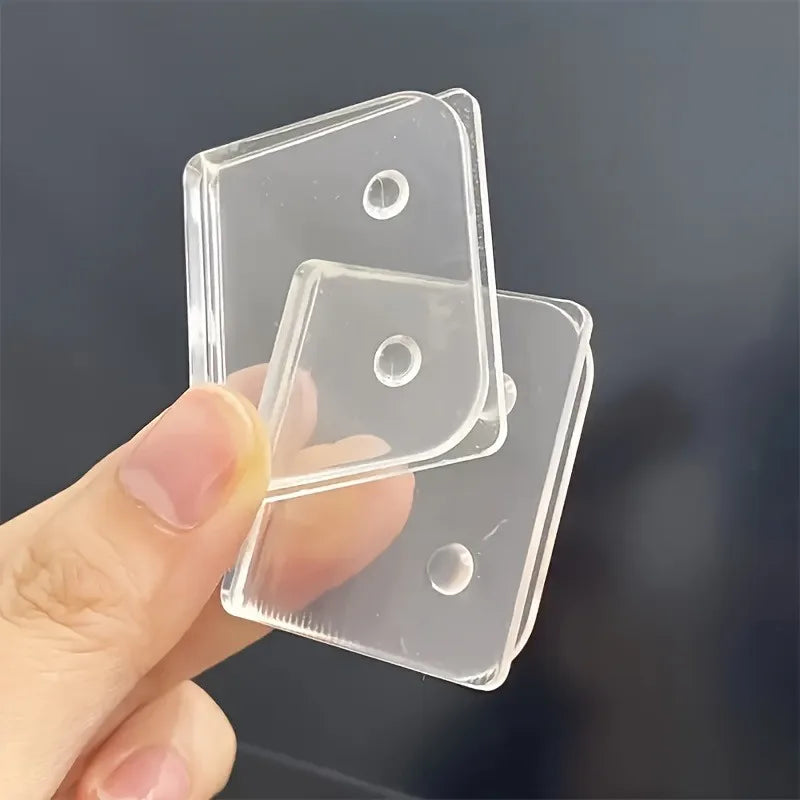 attaches rideau polonais transparentes texturées moderne minimaliste trous adhésif