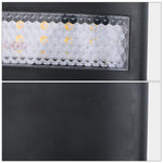 applique murale led moderne noir mat résistante humidité rgb 8w 9w 11w 6w salon