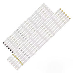 bande led rétro éclairage blanc moderne clips connecteurs 3v 1130mm leds kit 12 pièces