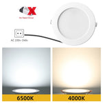 Spot LED moderne 220V 7W 9W 12W 20W blanc 4000K 6500K clips aluminium