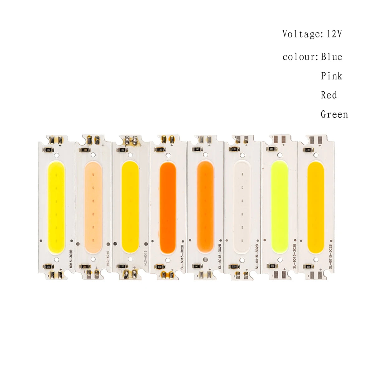 ampoules led chip blanc orange bleu rose rouge vert modernes lumineuses multicolores