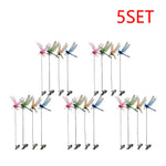 clips dragonfly multicolores imitation insectes decoratifs exterieur clips decoratifs jardin artificiels realistes