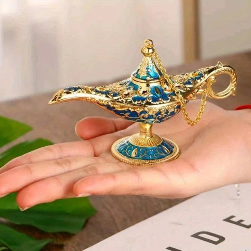 lampe aladdin ornement métal floral oriental décoration chambre salon cadeau adulte