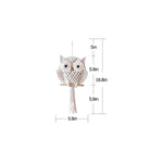 chouettes macramé blanc cassé motifs géométriques boho chic tapisserie murale tresses régulières