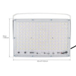 projecteur led extérieur ip65 blanc moderne câble noir flux lumineux 249 2000