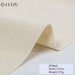 toile coton beige clair résistante 137 157cm classique tissage dense matériaux bricolage