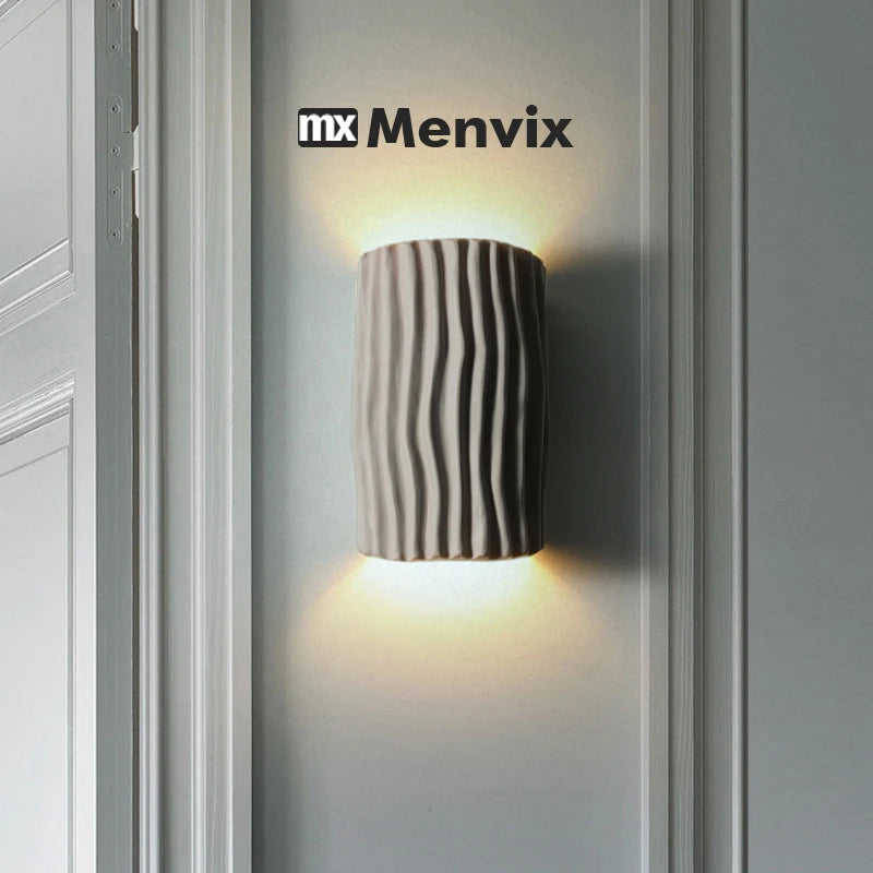 applique murale moderne led deux sources lumineuses jaune verte rouge minimaliste chambre cuisine salon