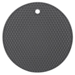 tapis table silicone moderne hexagones antidérapant résistant chaleur plat antidérapant multicolore vert violet bleu
