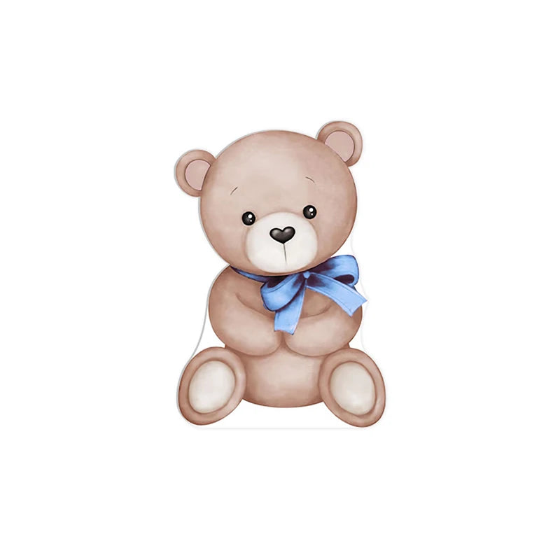décoration fête bébé ours peluche 36 pouces 24 pouces 18 pouces rubans mignon classiqueOpaque