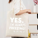 sac main toile beige motif imprimé poignées réutilisable tridimensionnel multifonction