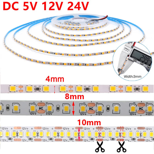 ruban led blanc flexible smd 120 leds metre adhésif salon chambre