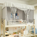lit mezzanine moustiquaire vert pastel polyester plié anti moustiques extérieur campement moderne douillet uni
