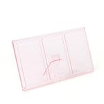 porte photos transparent moderne triple photos polaroid rose violet