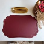serviettes table classiques motif géométrique noir blanc élégant couleur noir marron orange bleu tissu