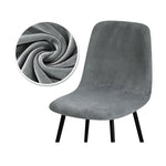 housse chaise velours moderne gris noir blanc jaune bordeaux 32 45cmversible festive