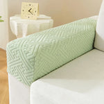 couvre accoudoirs canapé moderne doux polyester coton couleur gris rose bleu clair vert pastel