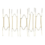 cadres photo or métal brillant modernes supports assiettes décoration murale invisible 10 12 14
