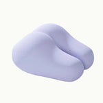 oreiller ergonomique mousse bamboo fibre forme fesse violet opaque dormir ventre côté