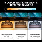 lampe led noire blanche télécommande moderne minimaliste contemporaine aluminium abs