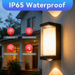 lampe murale extérieure led ip65 noir moderne facile contemporaine abs