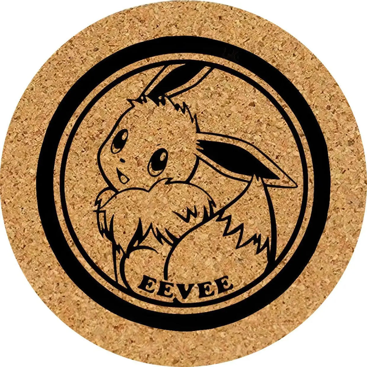 dessous verre pokémon Pikachu Squirtle Charmander Bulbasaur mignons accessoires anime graphiques liège unisexe