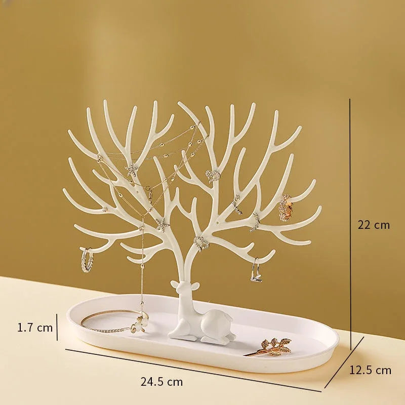 support bijoux arbre branches naturelles clips boucles oreilles bracelets colliers pendentifs montres moderne minimaliste