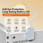 lampe lecture rechargeable led flexible clip portable blanc moderne douce intense variable chambre