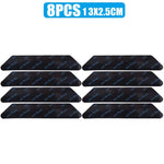 tapis adhésifs anti dérapants pelucheux marron clair moderne réutilisable antidérapants 160pcs opaques fixations adhésives