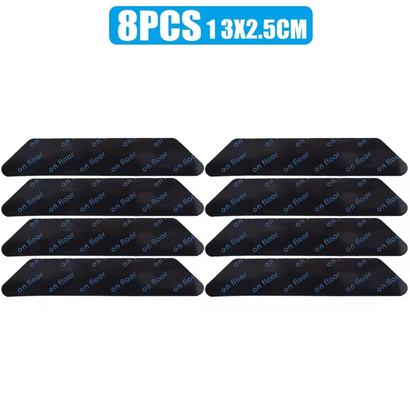 tapis adhésifs anti dérapants pelucheux marron clair moderne réutilisable antidérapants 160pcs opaques fixations adhésives