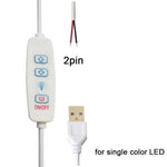 interrupteur led blanc moderne adhésif télécommande câble usb 5v cct adjustable lumière led