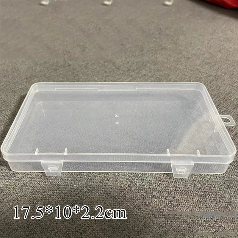 boîtes rangement transparentes modernes réutilisables clips fermeture pratique bijoux articles divers