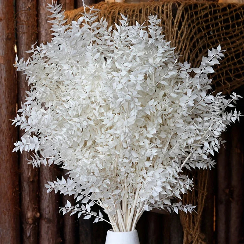 guirlande artificielle feuilles bleu rose blanc naturelle décoration intérieure anniversaire baby shower mariage