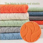 housse tabouret bar velours rayures modernes bleu orange vert gris blanc