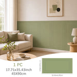 panneau mural moderne autocollant texture bois 45x90cm couleurs vert rose bleu gris jaune olive