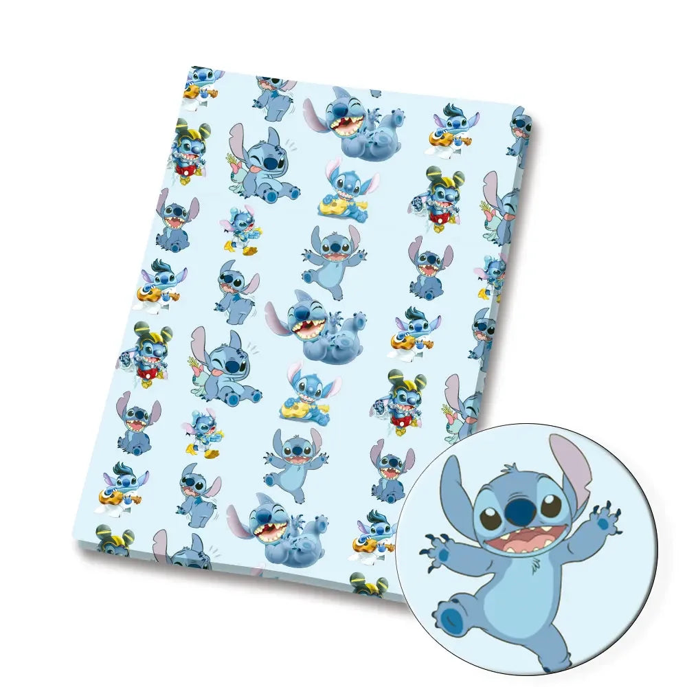 tissu imprimé mickey minnie géométrique coton polyester 140cm bleu blanc rouge jaune