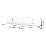 porte vinyles transparent moderne support mural pièces transparents