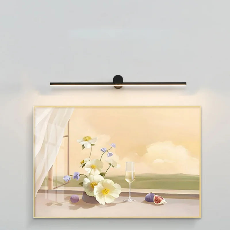 applique murale led moderne éclairage quotidien noir mat fixée mur cuisine salle manger chambre