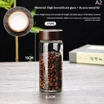 pot conserves verre transparent couvercle bois poignée moderne minimaliste almacenamiento alimentos