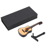 présentoir bois guitare miniature classique clips support etui pince decoration intérieure ornements artisanat