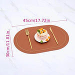 tapis table rond moderne élégant bordure dorée imperméable salle manger cuisine