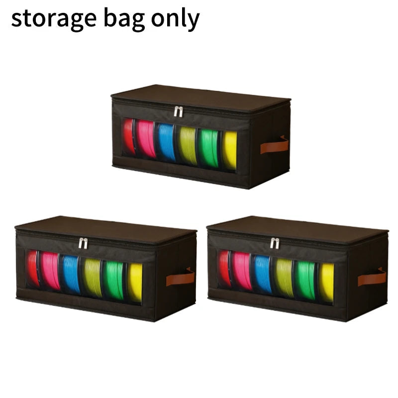organisateur rangement sac polyester pliable multi usage spools filament 3d antihumidité poignées cuir fenêtre