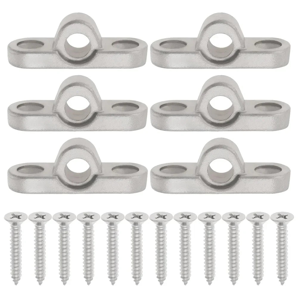 supports tige solaire argentés eyelets pièces vis industriel camping car caravane fixations