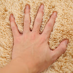 tapis toilette rose violet gris clair peluche points moderne antidérapant ensemble trois pièces