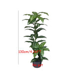 plantes artificielles bananier grandes feuilles vert modernes décoration intérieure hawaienne shop